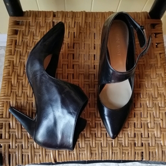 nine west leather shoes